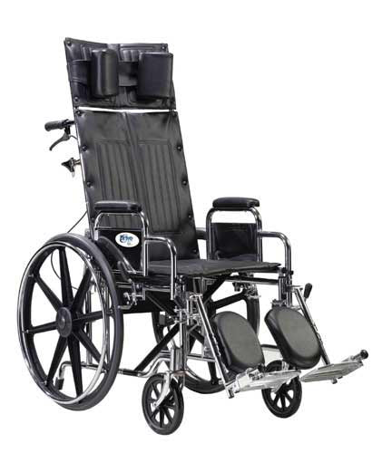 Wheelchair Full Reclining 22 W/Removable Desk Arms
