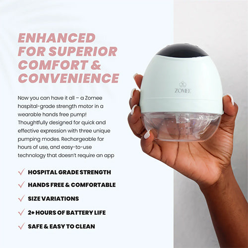 Zomee Fit Hands-free Wearable Breast Pump